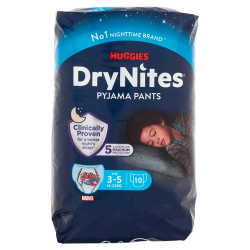 Huggies DryNites Pyjama Pants Age 3-5 16-23 Kg 10 pz BRI889253