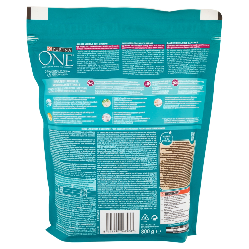 PURINA One Urinary Health Ricco in Pollo 800 g