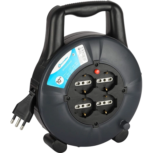 Avvolgicavo con cavo, con interruttore di sicurezza 10 m BRI90259
