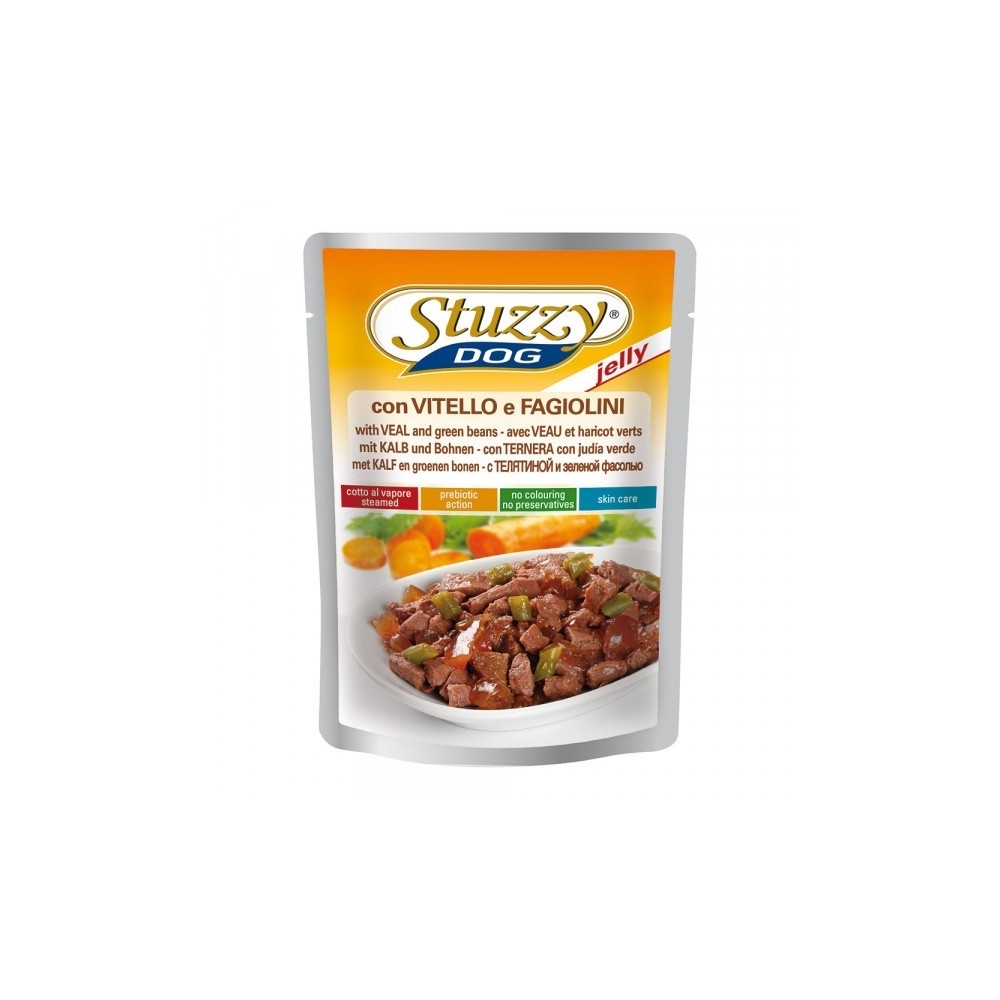 Stuzzy Dog Stuzzy Dog Jelly Vitello e Fagiolini 100 gr