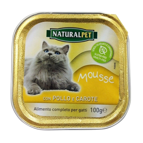 Naturalpet Mousse100 Gr Pollo e Carote BRI906167