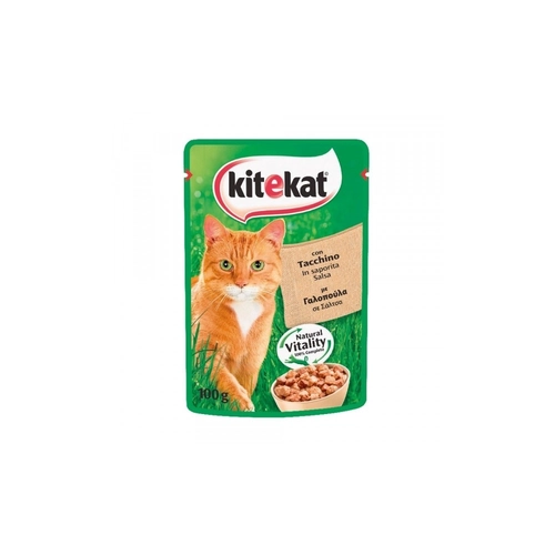 Kitekat Bocconcini in Salsa 100 gr Tacchino BRI91291