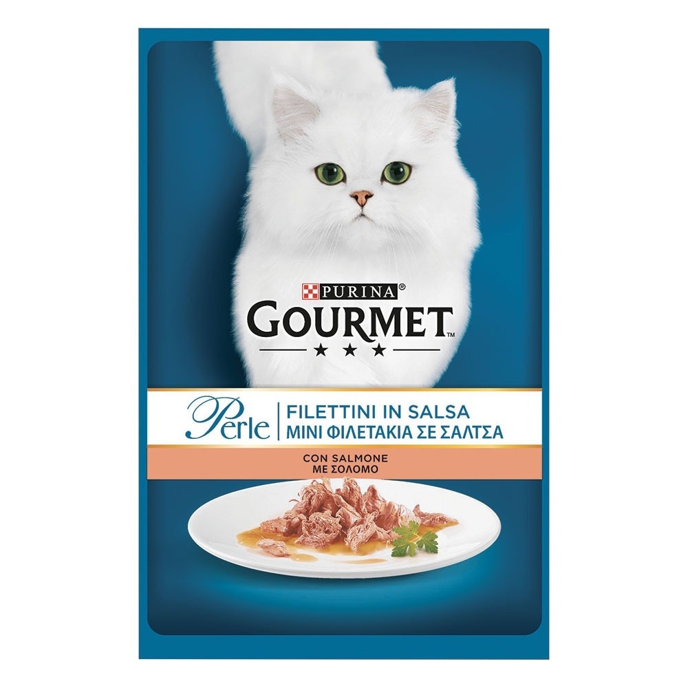 Gourmet Gourmet Perle 85 Gr Salmone