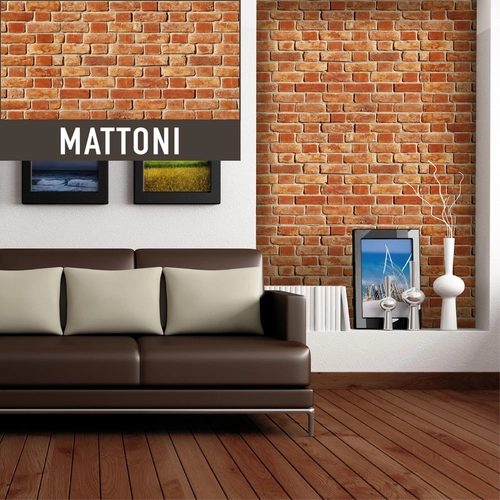 Lastra PLASTONDA DECOR MATTONI L1000 x L500 m, spessore 3 mm, superficie 0,5 m² BRI916086