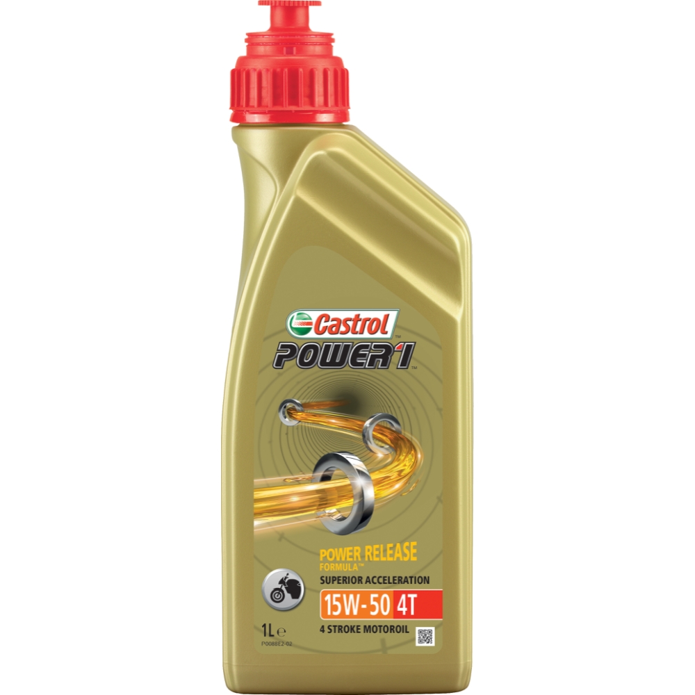 Image of Castrol Olio 4t OLIO CASTROL POWER 1 4T 15W-50 1LT, 1 L014