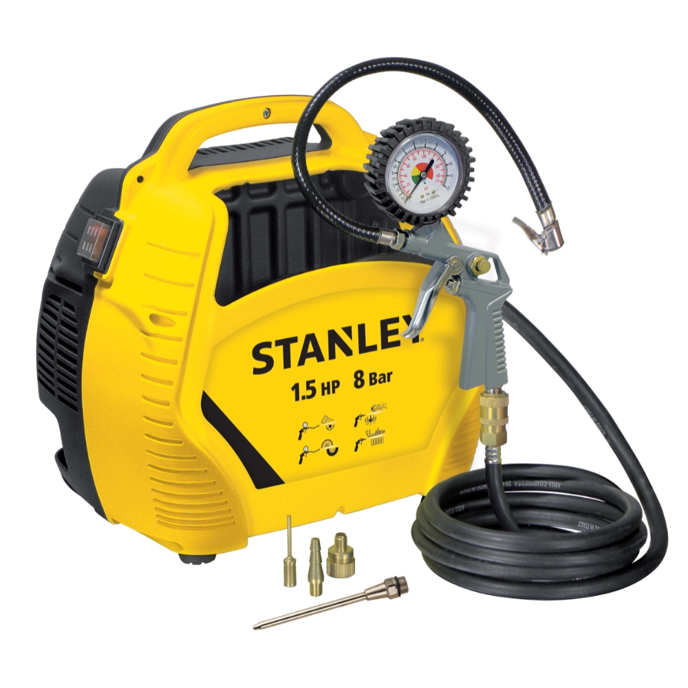 Image of STANLEY Compressore a valigetta Air Kit potenza 1,5 hp014