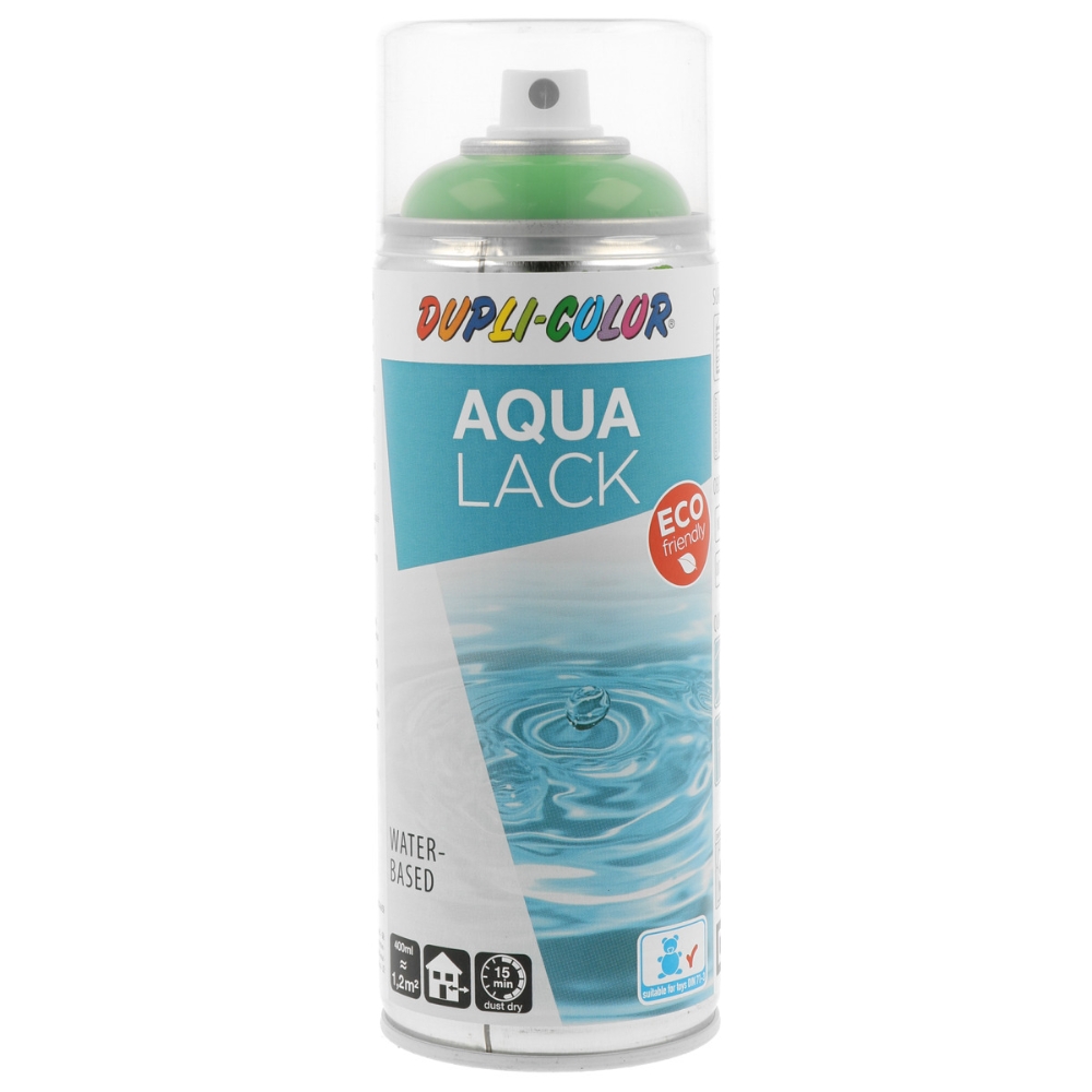 Image of DUPLI-COLOR Smalto spray AQUA LACK verde da 0,35 L014