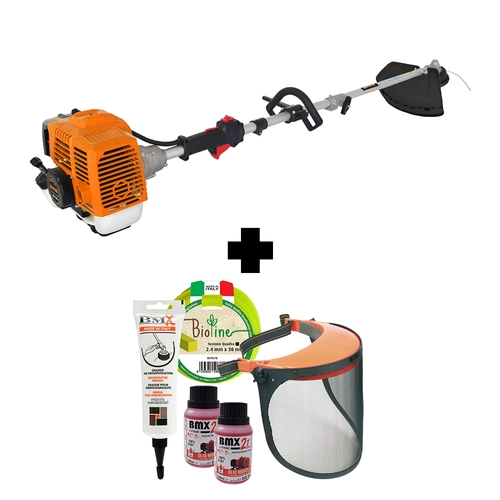 Decespugliatore a scoppio Maori MDC 4300 S + Starter kit primo avvio decespugliatore BRIBA1555340
